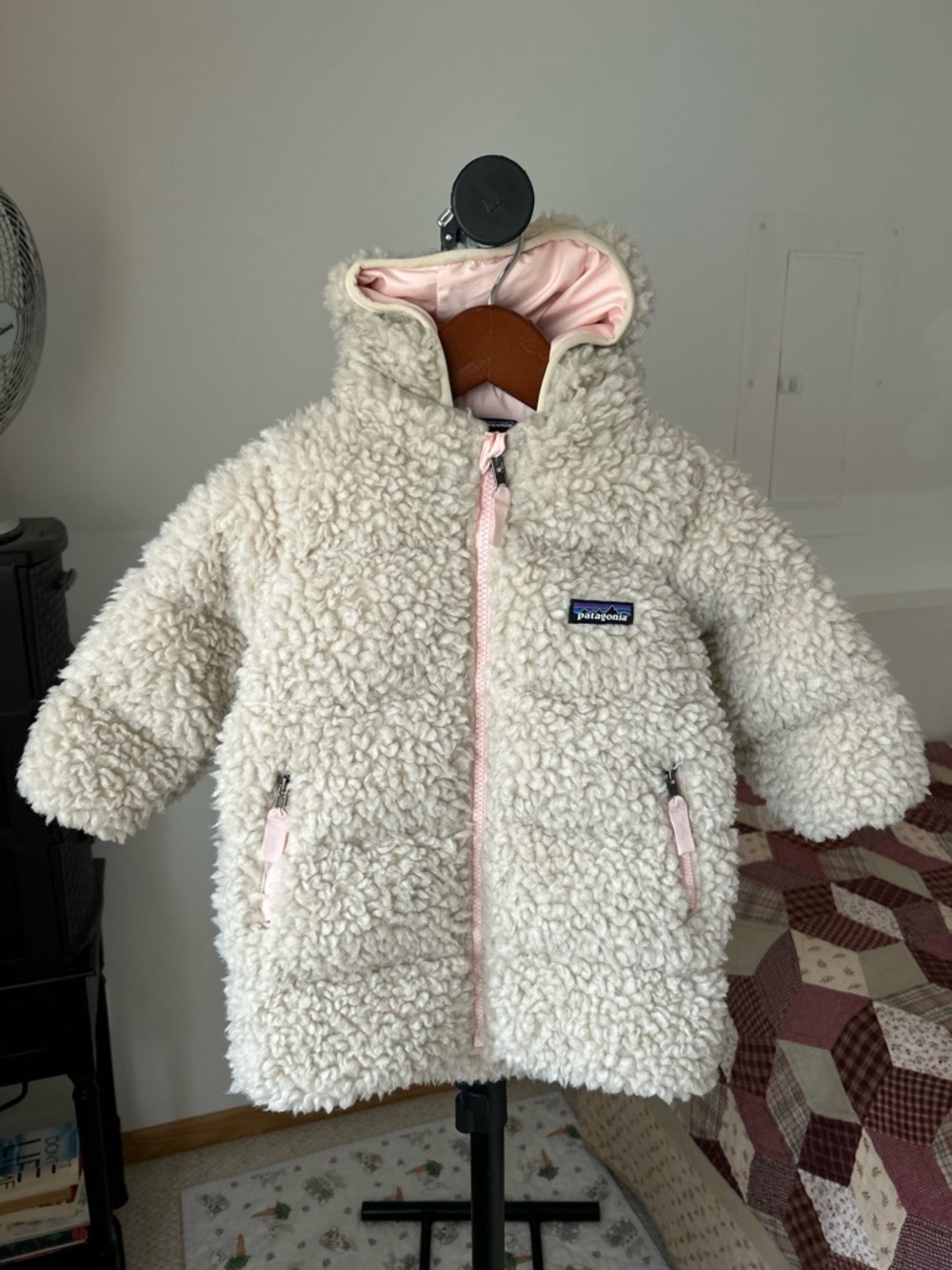 Patagonia Hi Loft Fleece Puffer Parka Jacket 12-18 Months